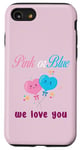 Coque pour iPhone SE (2020) / 7 / 8 Ballons roses ou bleus