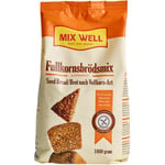 MixWell glutenfritt brödmix, fullkornsbrödmix 1000 gram