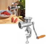 Manual Meat Grinder Aluminum Alloy Hand Crank Meat Vegetable Grinding Machine Fo