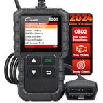 LAUNCH CR3001 OBD2 Diagnostic Français,Scanner OBD2/EOBD Valise Diagnostic Auto,Lire et Effacer Les Codes d’Erreur du Moteur,Testeur d'EVAP et de Capteur d'O2,Mise à Jour Gratuite…