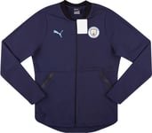 Manchester City Football Club Navy Jacket Track Top Puma Size Small