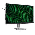 Philips 27B2G5200 - Moniteur Full HD 27 Pouces, réglable en Hauteur, Haut-parleurs, Adaptive Sync (1920x1080, 75 Hz, 1x D-Sub, 1x HDMI 1.4, 1x DisplayPort 1.2, Hub USB) foncé/Gris