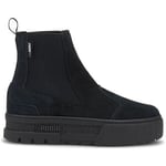 Baskets Puma  BOTTES NOIRES  MAYZE CHELSEA SUEDE FEMME