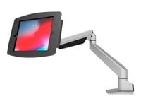 Compulocks Ipad Mini 8.3" Space Enclosure Articulating Arm Mount - Monteringssett (Leddarm, Hus) - For Nettbrett - Låsbar - Høyverdig Aluminium - Svart, Sølv - Skjermstørrelse: 8.3" - Skrivebordsmonterbar, Konsolltopp-Monterbar - For Apple Ipad Mini