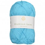 Shamrock Yarns 100% Bomull 8/4 Garn 11 StÃ¸vet Lys Turkis