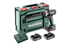 Skruvdragare/borr Metabo BS 18 L Set; 18 V; 3x2,0 Ah batt.