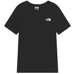 THE NORTH FACE Girl's Simple Dome T-Shirt, TNF Black, XS