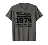 Vintage 1974 50th Birthday Limited Edition Men Women T-Shirt