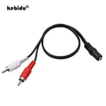 < =0.5m  câble adaptateur Audio stéréo 3.5mm, Jack femelle vers prise mâle RCA Standard 2, 3.5 Y, Promotion