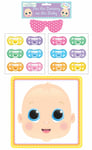 Pin The Dummy On Baby Game - Shower Fun Party Tail Stick Pacifier Activity Gift