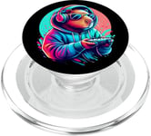 Cool Capybara Jeux Vidéo Tees - Funny Capybara Kids PopSockets PopGrip pour MagSafe