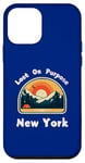 Coque pour iPhone 12 mini Lost On Purpose Tenue de voyage de vacances New York