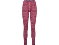 Odlo Women's Termiska Leggings Kari Traa Floke Pant Rosa Storlek S