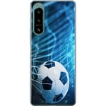 Sony Xperia 5 IV Transparent Mobilskal Fotboll