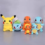 Japanilainen sarjakuva anime supersöpö tonttu Pikachu Squirtle Bulbasaur pehmo nukke söpö riipus koristeet 20cm Bulbasaur kuten kuvassa