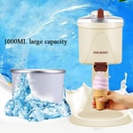 220V Electric Ice Cream Maker Auto Mini Household Fruit Kids DIY Kitchen Machine