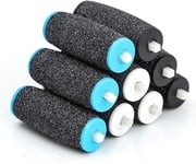 9Pcs  Pedi  Replacement  Rollers ,  3  Coarse  Levels  Includes  Extra  Rough  H