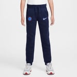 Chelsea Joggebukse Nsw Club Fleece - Navy/hvit Barn - Nike, størrelse M: 137-147 cm