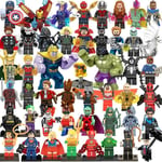 48 Pi¿¿Ces Dc Super-H¿¿Ros S¿¿Rie Ensemble Avengers Figurines Collection Fer Homme Loki Thor Thanos Blocs De Construction Briques Poup¿¿E Jouet Pour Enfant