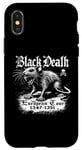 Coque pour iPhone X/XS Black Death European Tour Plague Rat Histoire médiévale