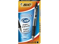 Bic Velocity Gel Pen Svart (12St) Bic