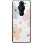 Kännykkäkuori Sony Xperia Pro-I-laitteelle, jossa on Kukat kuvio