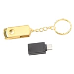 USB-muistitikku, nopea siirtonopeus USB 2.0 -asema USB-C-sovittimella kannettavalle tabletille Gold 8GB