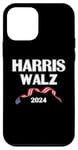 Coque pour iPhone 12 mini Motif des élections présidentielles HARRIS WALZ