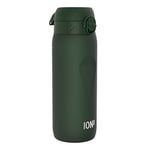 Ion8 Sport Water Bottle (750ml) Tour Leak-proof & BPA-Free Drinking Bottle, Triple Lock & One-Touch Flip Lid, Dishwasher Safe, Ideal for Cycling, Gym & Outdoor Adventures, Recyclon Dark Green