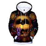 Five Nights At Freddy Imprime Sweat A Capuche Enfant De Marque Manches Longues Chaud Plus De Velours Sweat-Shirt Fille Col Rond Pull A Capuche Enfant Gar?On Et Fille -Pm300437