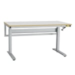 ESD-arbetsbord ErgoNomi 1500x800mm grå matta