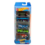 Hot Wheels Lot De 5 Voitures, Courses Extrêmes, Véhicules Jouets À L'Échelle 1:64 Avec Détails Et Décors Réalistes, Voitures De Collection, Jouet pour Enfant de 3 ans et Plus, 01806