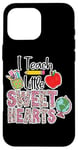 Coque pour iPhone 16 Pro Max Crayon Apple I Teach Little Sweethearts Classroom