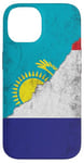 Coque pour iPhone 14 Drapeaux France et Kazakhstan - Français Kazakh