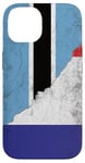 Coque pour iPhone 14 Drapeaux France et Botswana - Motswana français, Batswana