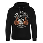 Hybris Gas Monkey Garage Skull Epic Hoodie (Black,XL)