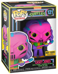 Figurine Funko Pop - Tortues Ninja N°121 - Casey Jones - Black Light (73617)