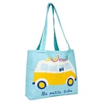 Draeger - Tote Bag Ma petite tribu - Léger, Résistant et Ultra-Souple - Intérieur Spacieux - Tote Bag Coton 100% - Bandoulières Solides et Confortables - Sac Cabas Réutilisable