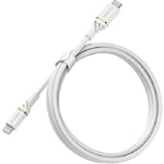 OtterBox Reinforced USB-C to Lightning Cable, MFi Certified, Fast Charging Cable for iPhone and iPad, Ultra-Rugged, Bend and Flex Tested, 1M, White