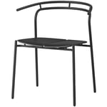 Novo Dining Chair Black/Black L53,9xW62,5xH74,6CM, Sort