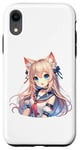 Coque pour iPhone XR Costume de marin mignon chat fille