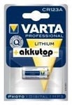 10 PIÈCES VARTA CR123A PROFESSIONAL LITHIUM 3V PILE (QUANTITÉ: 10 X CR123A)