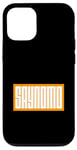 Coque pour iPhone 12/12 Pro Orange SAYNOMO (Say No More) Orange Color Graphic