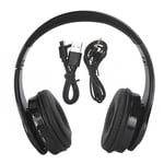 Bt 5.0 Earpiece Wireless Over Ear Stereo Headset With Mic Gaming Headsets(Blac