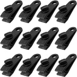 12-PCS Clips de pour bâche tente, vis à pouce pour maintenir les accessoires de camping, auvent, voiture, bateau, piscine