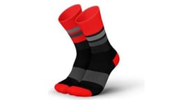 Chaussettes incylence ultralight tracks noir rouge