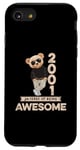 Coque pour iPhone SE (2020) / 7 / 8 24ème anniversaire homme femme 2001 original Awesome ours en peluche