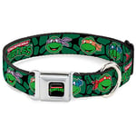 Buckle Down 9–38,1 cm Nta-Classic Teenage Mutant Ninja Turtles Logo Collier de Chien