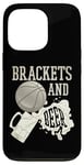 Coque pour iPhone 13 Pro Supports de basket-ball universitaire et boisson de tournoi de mars de bière