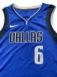 NBA Dallas Vest Mavericks Nike Jersey Dri-Fit PORZINGIS 6 Swingman Men Size 2XL